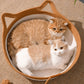 Panier Cocon Tressé pour Chat